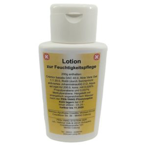 Lotion mit Aloe Vera, Rotöl und energetisch angereichertem Wasser