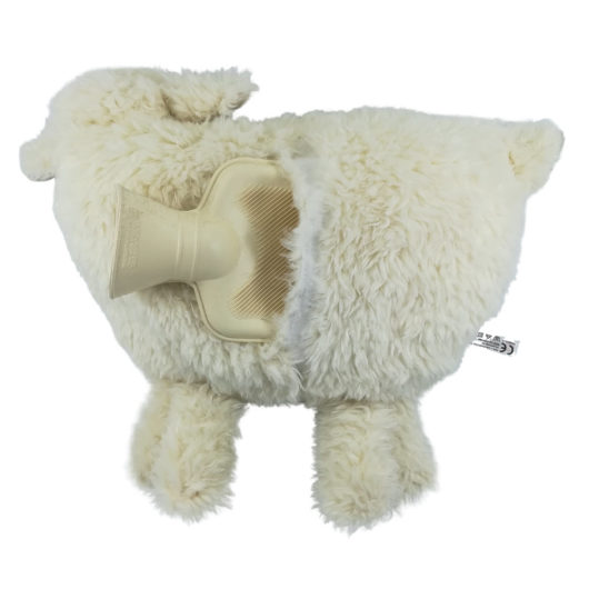 Penya-Schaf-mit-Klettverschluss-fuer-Waermflasche Plüschtier mit Wärmflasche