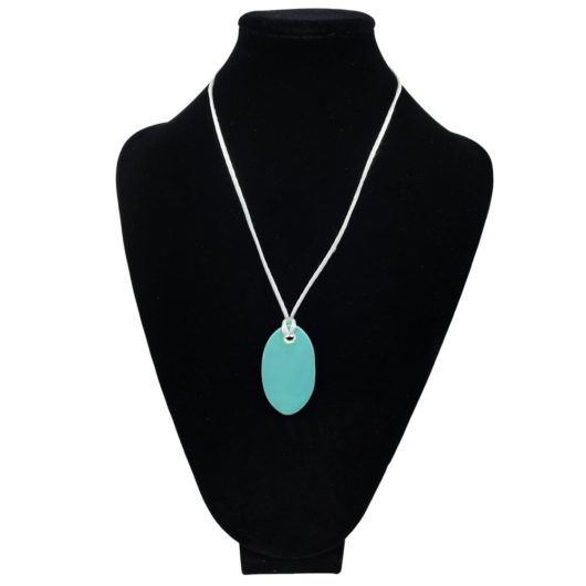 Vitalmedaillon-tuerkis-Schutz-im-Alltag Türkises Schutzamulett gegen Elektrosmog mit hohen Boviseinheiten