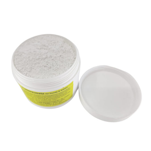 Futterzusatz-Hunde-Katzen-gegen-Wuermer-Entwurmung Tierfuttermittel Kokosöl