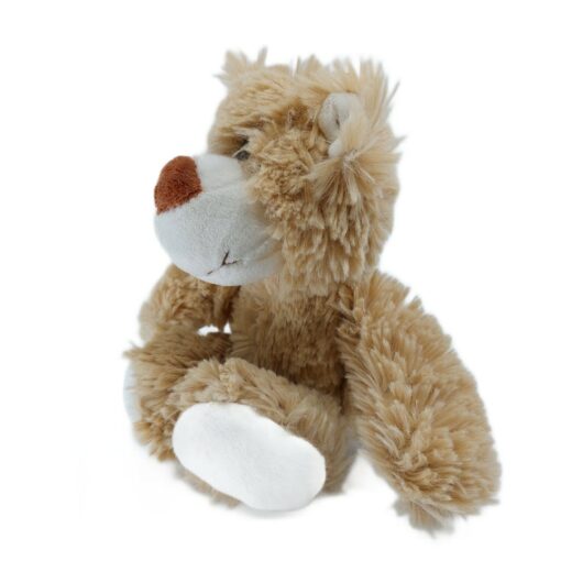 Flauschbaer-3 Flauschiger Bär Stofftier seitlich von links