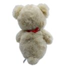 Weißer Teddybär von hinten