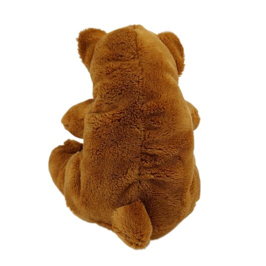 Sitzbaer-Poldi-3 Brauner Plüschbär von hinten Rücken