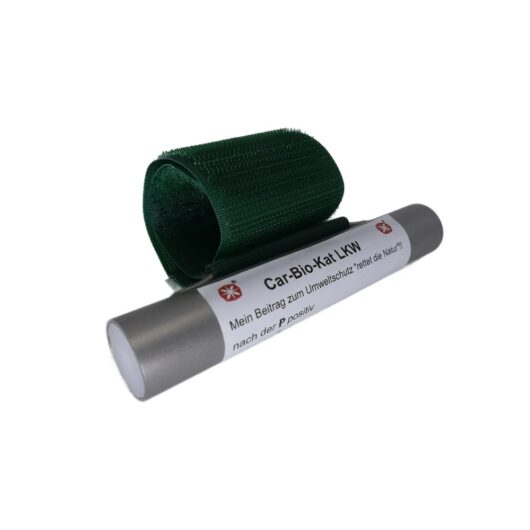 py-car-bio-kat-lkw-4 metallrohr mit grünem klettband